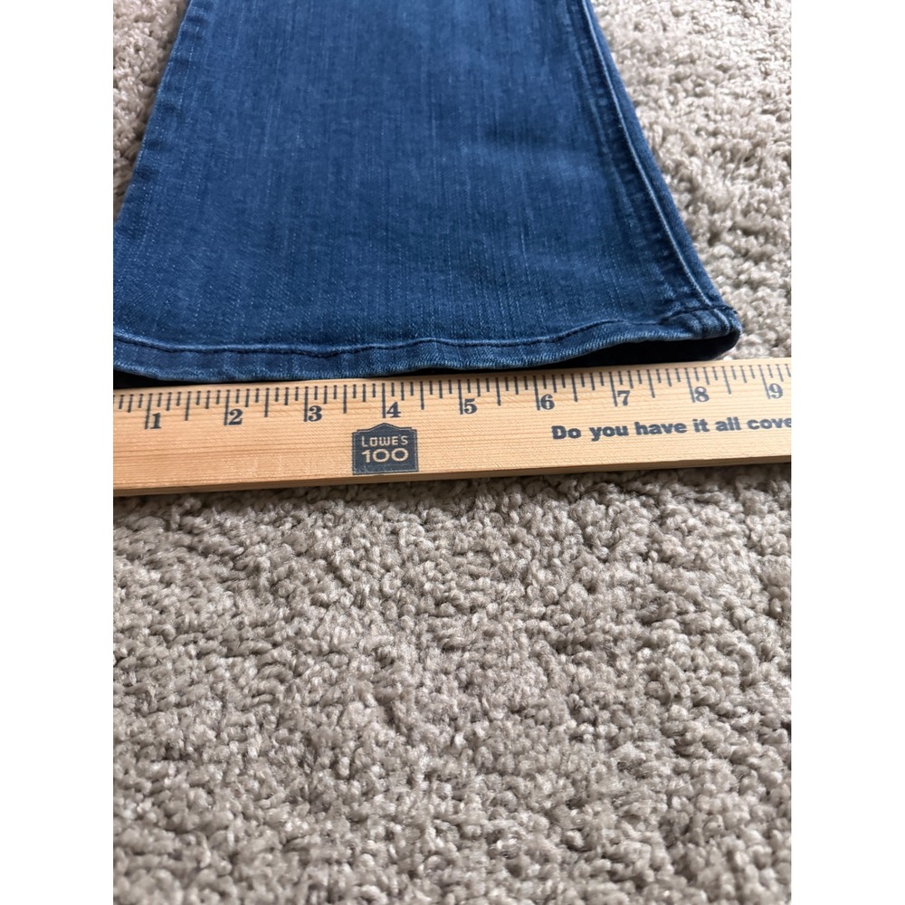 Democracy Ab Solution Bootcut Jeans Womens 8 Blue Stretch Medium Wash Western - Picture 8 of 8